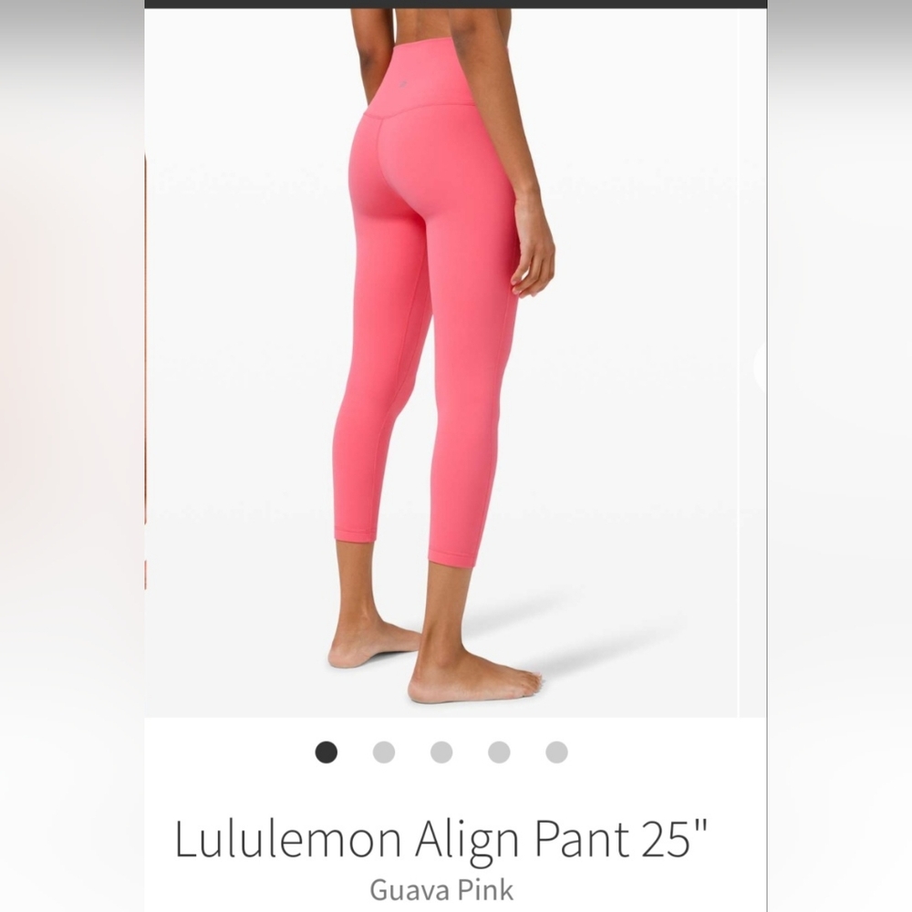 RARE NWT 🍋Lululemon🍋 Align Leggings Guava Pink Size 2